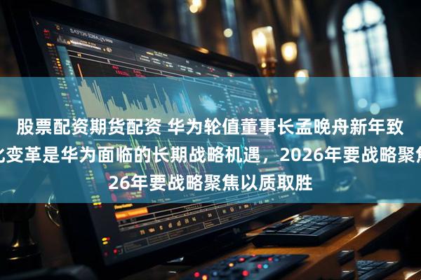 股票配资期货配资 华为轮值董事长孟晚舟新年致辞：智能化变革是华为面临的长期战略机遇，2026年要战略聚焦以质取胜